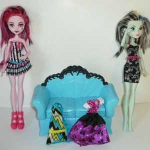 Monster High Dolls 11" Draculaura,Frankie Stein